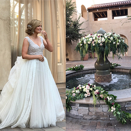 The Moments she saw the fountain!
